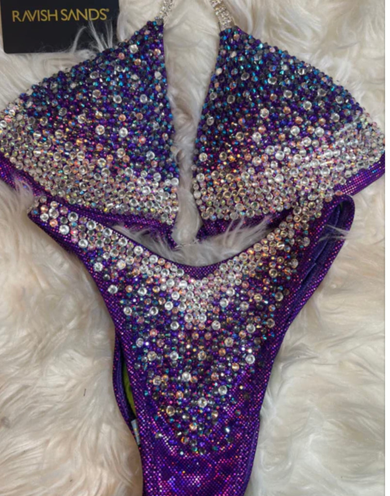 Rental Purple A/B Cup Small Top/Pro cut Cheeky Bottom