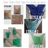 Custom Bling Luxe 1-2 color crystals(Choose any Fabric Color)Competition Bikini