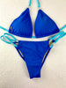 Custom Periwinkle Aqua Bikini We size bottoms to your measurements (Abby)