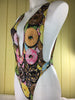 Plunge neck and high on hip one piece custom **any color (Seen on Heidi / donut one piece)
