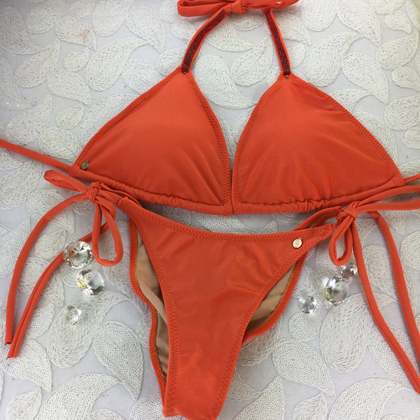 Custom made Pool Party Bling with tie string bottoms (any color request welcome)***(SUIT SOLD PER PIECE OR SET, price varies)
