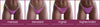 Custom Competition Bikini Purple Fuchsia Gradient Luxe