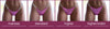 Custom Competition Bikinis “Elegance” fuchsia purple  Molded cup