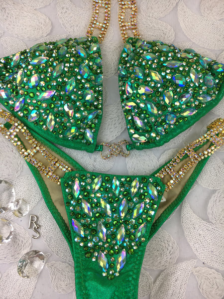Quick View Competition Bikinis Green 