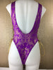 Custom Lavish Ravish One piece with lace up sides (available any color and any butt coverage)