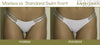 FINAL SALE White/Pink Ribbon Tie String Bikini  Brazilian Cheeky