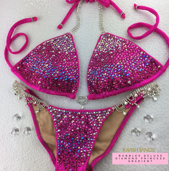 Quick View Competition Bikinis Pink Bubbles Diamond Princess Gradient Deluxe