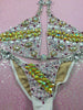 Custom Triangle Style Deluxe Greece Goddess Bling Themewear with wings $999 or bikini only $649