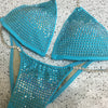 Custom Gradient Luxe with color (Choose any color swatch/fabric)Competition Bikini