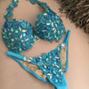 Aqua/Turquoise Pearly Lace Themewear Custom HOWEVER any color scheme welcom