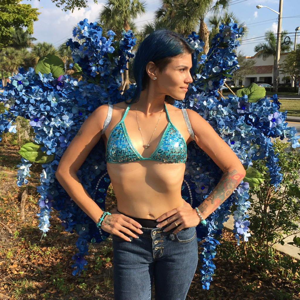 Floral Themewear wings (mid size)
