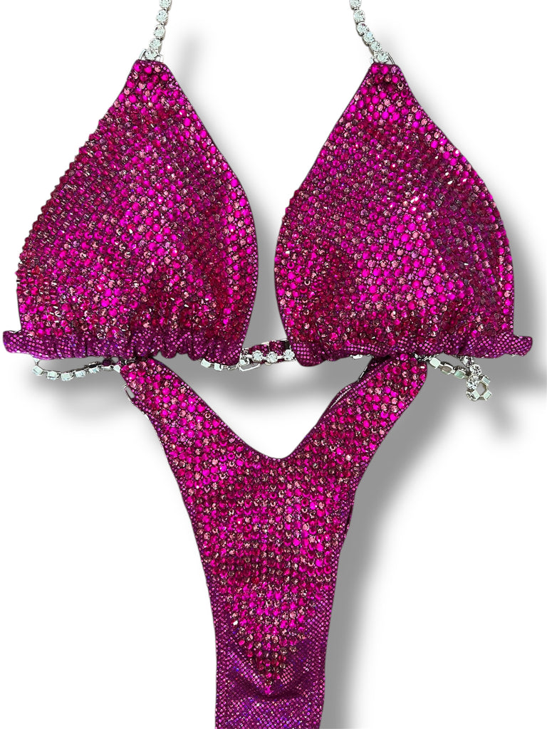 Custom Competition Bikinis Magenta Pink