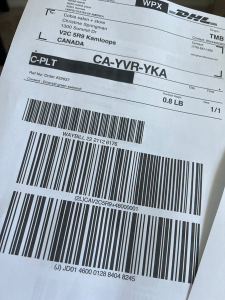 Shipping dhl 1-3 day postage