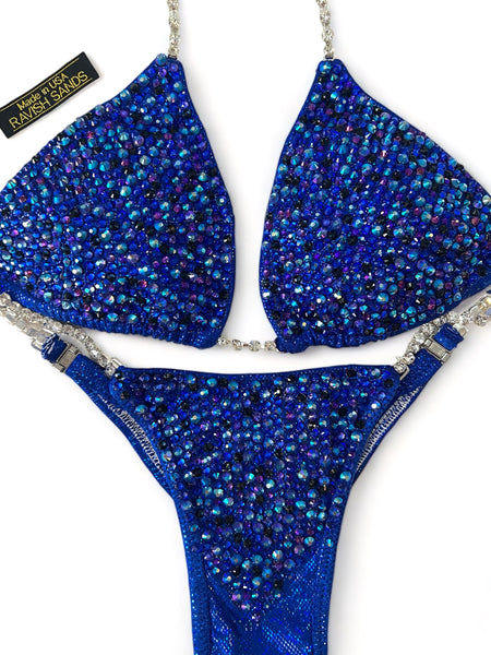 Competition Bikinis Multitone blue purple