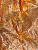 $75  Adjustable slide Custom Posing Bikini (regular triangle) this specific orange print fabric is on clearance