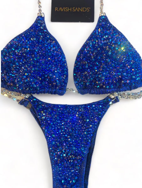 Custom Blue Competition Bikini Priscilla