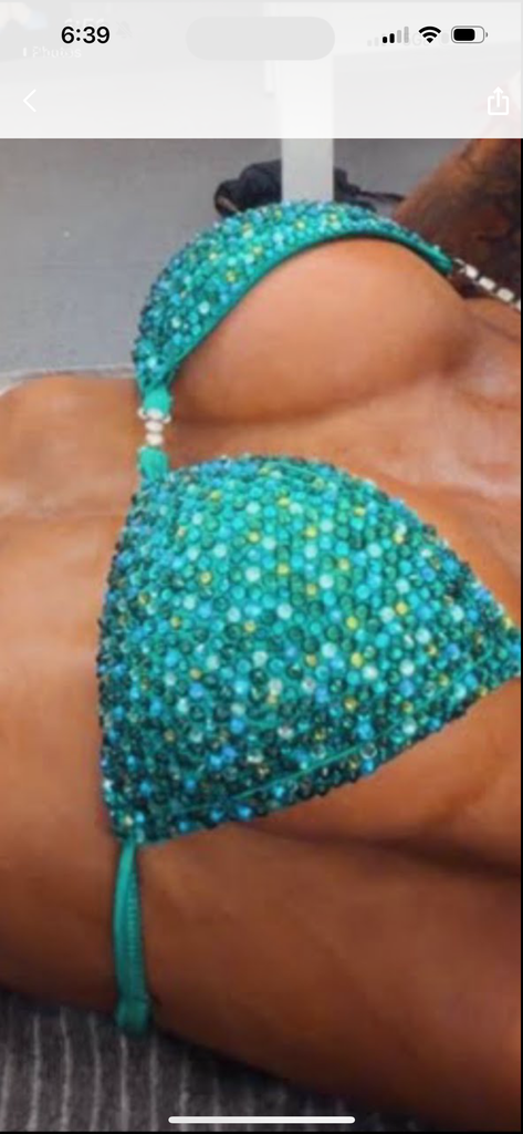Green multi color Kelly green