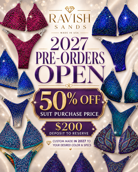 #PRE2027 Pre order 2027 suit ( this is to put a deposit on your 2027 suit and finalize details at a later date)*no other discounts can be put on the 50% discount