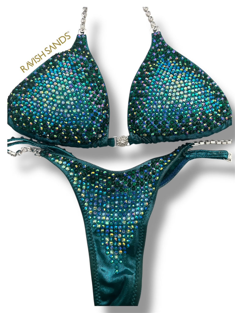 Rental teal old medium top standard front pro butt