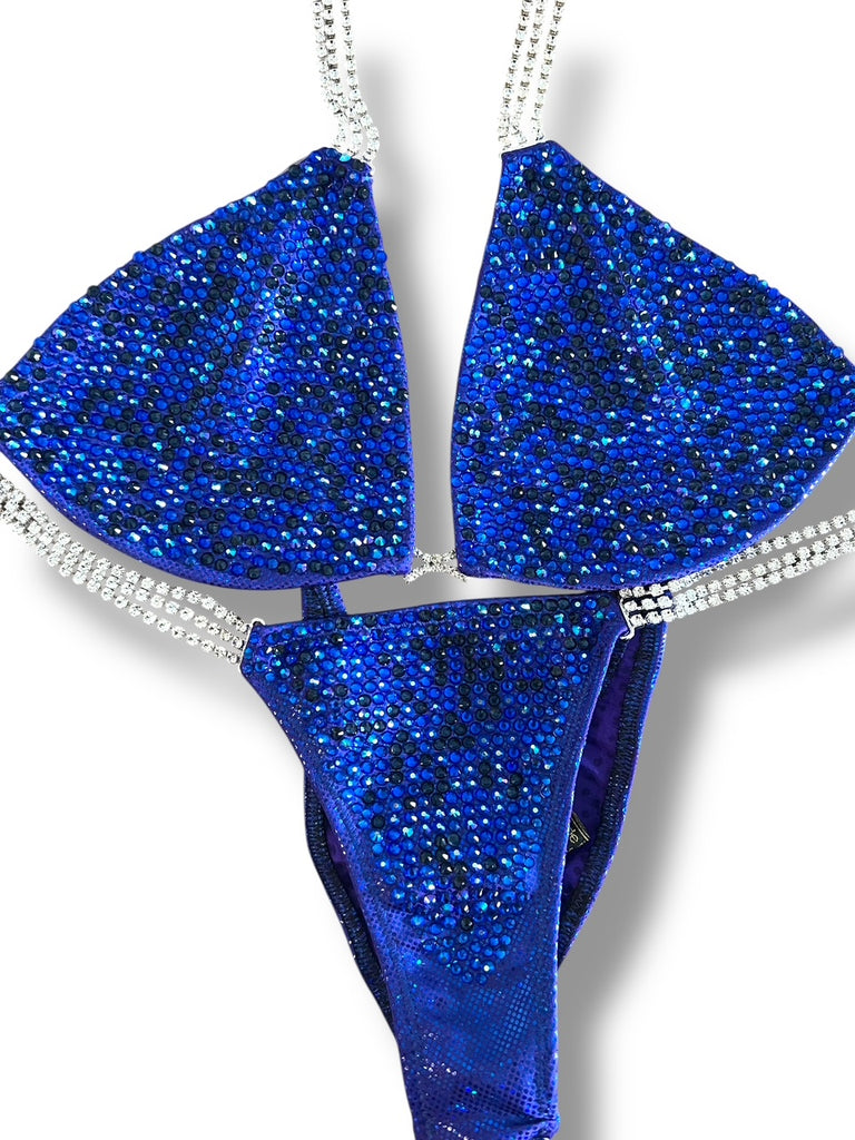 Ready to ship purple blue sg medium top standard front pro cut bottoms