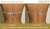 Custom Wellness competition bikini light sapphire ab scatter