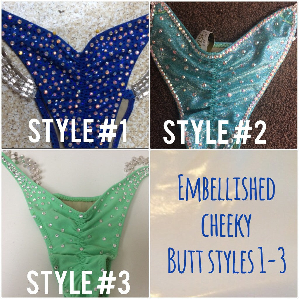 Embellished cheeky butt