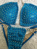 Quick View Competition Bikinis Turquoise Bling Elite