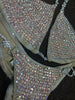 Custom Bling Luxe w/color upgrade (1solid stock crystal/1color ab special order alternating)Competition Bikini