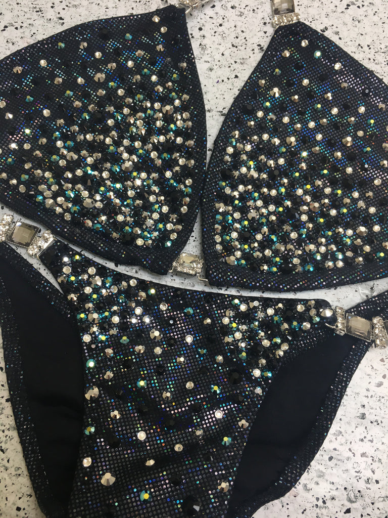 Quick View Competition Bikinis Black Aurora Nights Plus