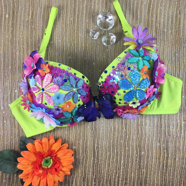 Floral Themewear (Quick Ship)C-Cup Top Only
