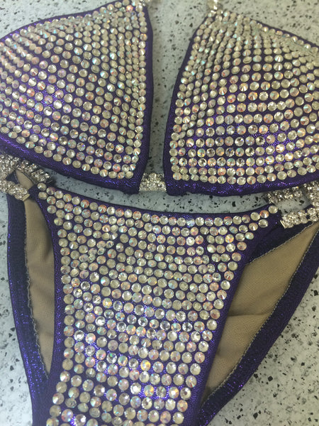 Custom Bling Luxe(Choose any color swatch/fabric) Competition Bikini