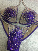 Custom Bubbles Diamond Princess Starburst celebrity (Choose any Fabric Color)Competition Bikini