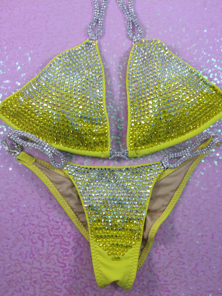 Quick View Competition Bikinis Yellow Gradient  Luxe