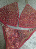 Custom Bubbles DeLUXE Diamond Princess Color Crystals (Choose any Fabric Color)Competition Bikini