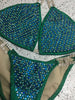 Quick View Competition Bikinis Green Bling Luxe