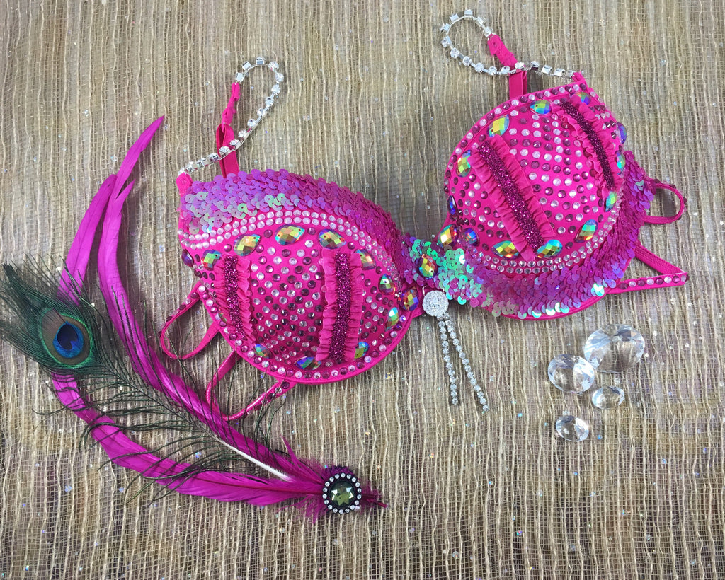 Pink Vixon Themewear (Quick Ship)C/D Cup Top Only