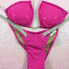 Quick Ship Pink 6 $50 'AS IS' A Cup x-Small Top Only/Brazilian Cheeky Quick Ship