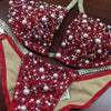 Custom Deluxe Themewear Pearl Design with wings $759 or bikini only $599 (Push Up Padding included)