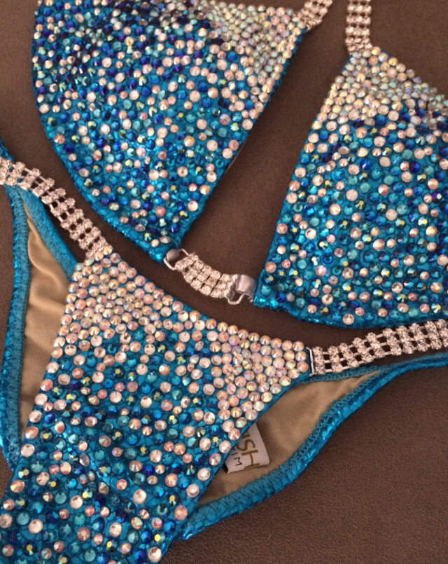 Quick View Competition Bikinis Turquoise DeLUXE Diamond Princess