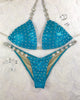RENTAL #70 New Turquoise Small Standard Top/Midcoverage Cheeky