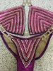 Quick View Competition Bikinis Fuchsia Chevron Rainbow Deluxe