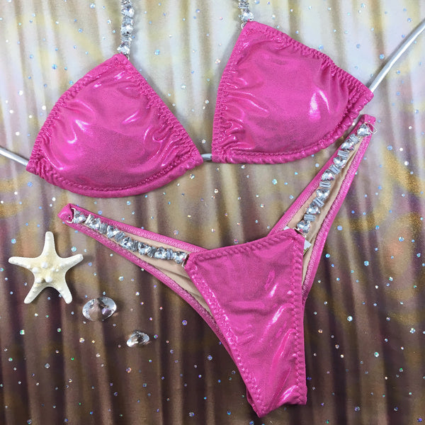 Pink/Fuchsia Speckle (Connector #56) BRAZILIAN Cheeky Quick Ship