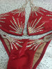Cherry Shine Medium Standard Top/Brazilian Cheeky