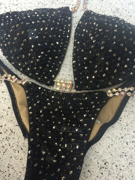 Quick View Competition Bikinis Black Bling Celebrity