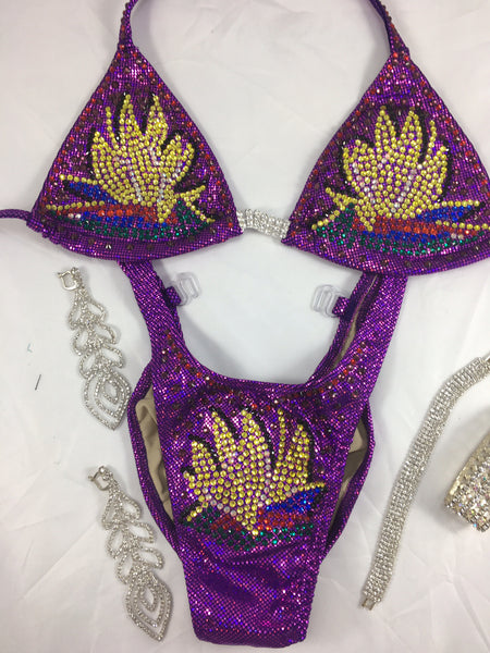 Figure Suit QuickShip - Bird of Paradise - A/B cup