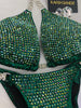 Custom Competition Bikinis Multitone (green)