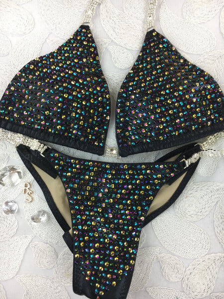 Quick View Competition Bikinis Black Bling Luxe Swarovski