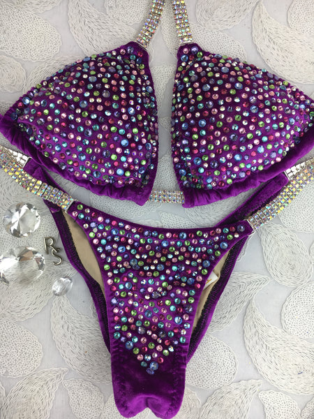 Quick View Competition Bikinis Purple Confetti Bliss