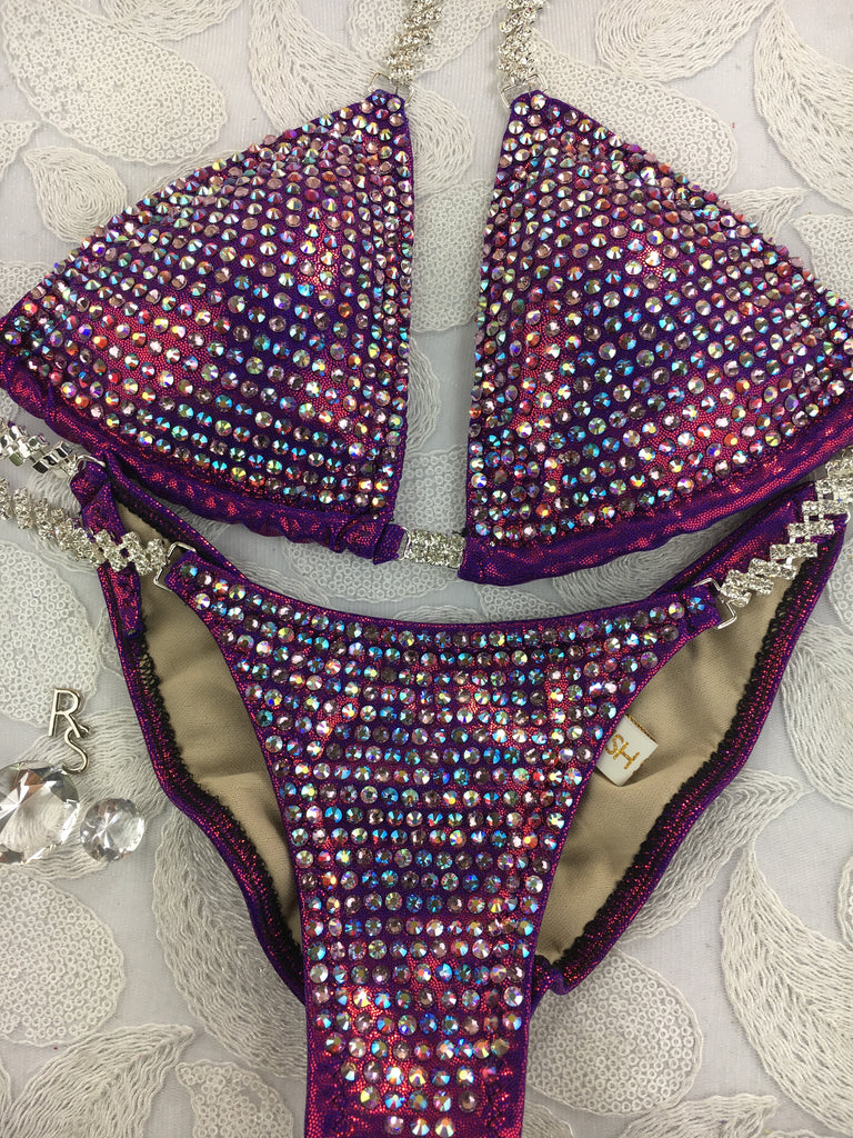 Quick View Competition Bikinis Cranberry Bling Luxe