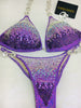 Custom Competition Bikinis Lavender/Purple Gradient  Luxe